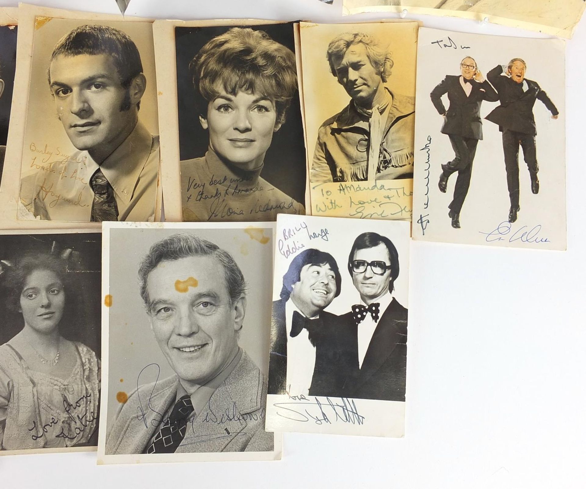 Autographs to include Little & Large, Morecombe & Wise, Hughie Green, Tom O'Connor, letter from - Image 7 of 7