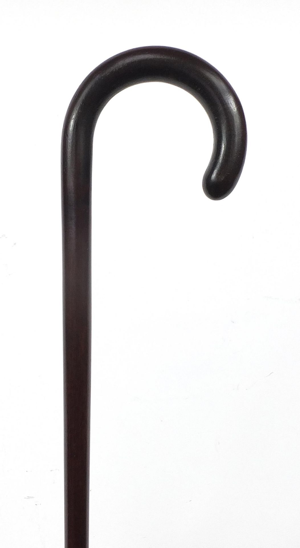 Snakewood walking cane with an ivory ferule, 82cm in length - Image 2 of 6