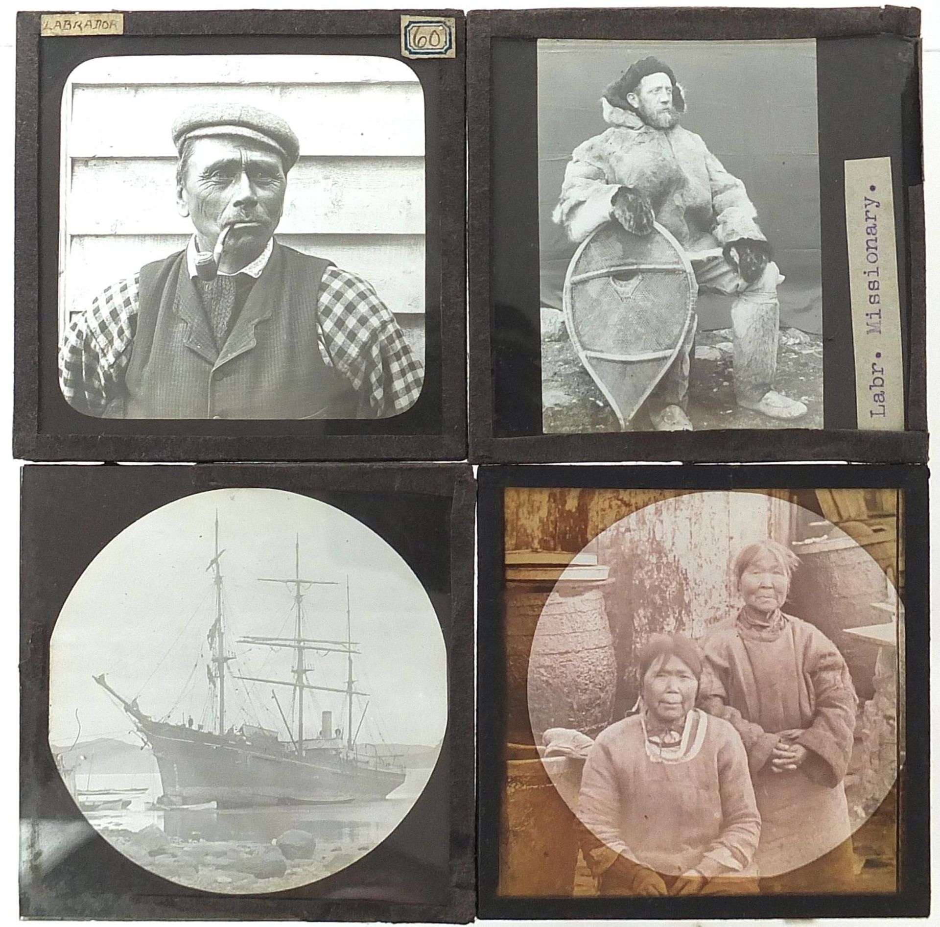 Collection of 19th century glass slides including ships - Image 5 of 8