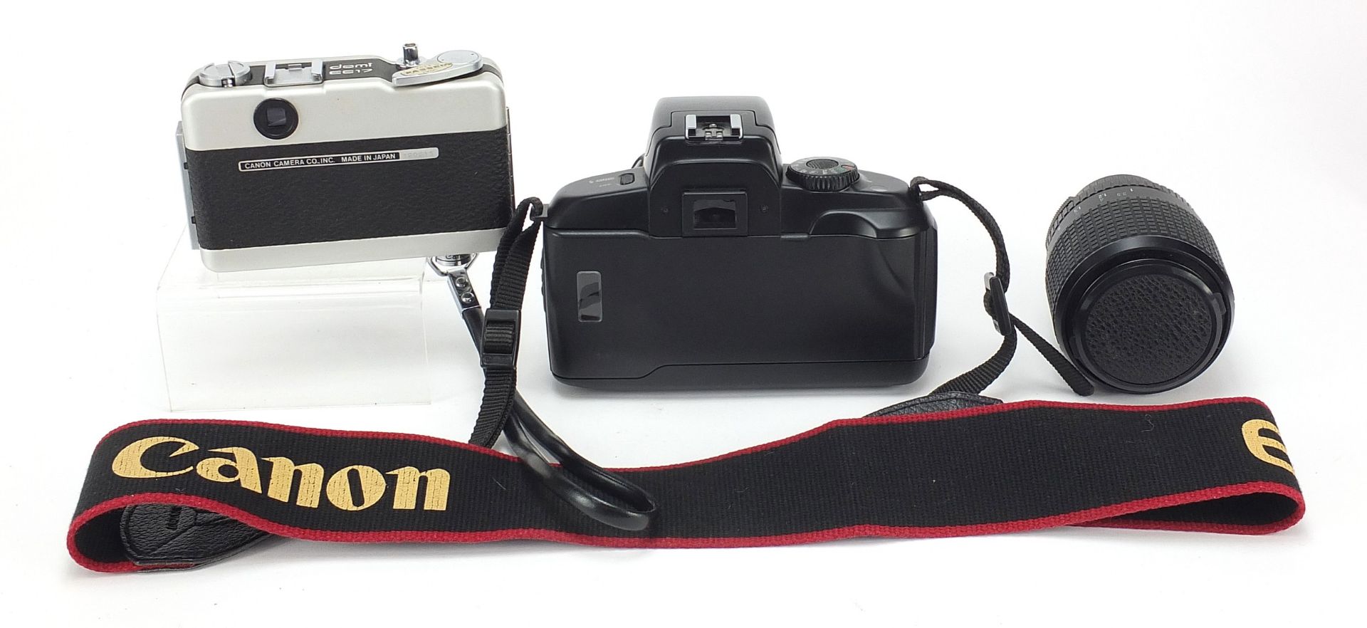 Cameras comprising two Canon cameras, one a EOS700 and a Canon Demi, one with a spare lens - Image 5 of 8