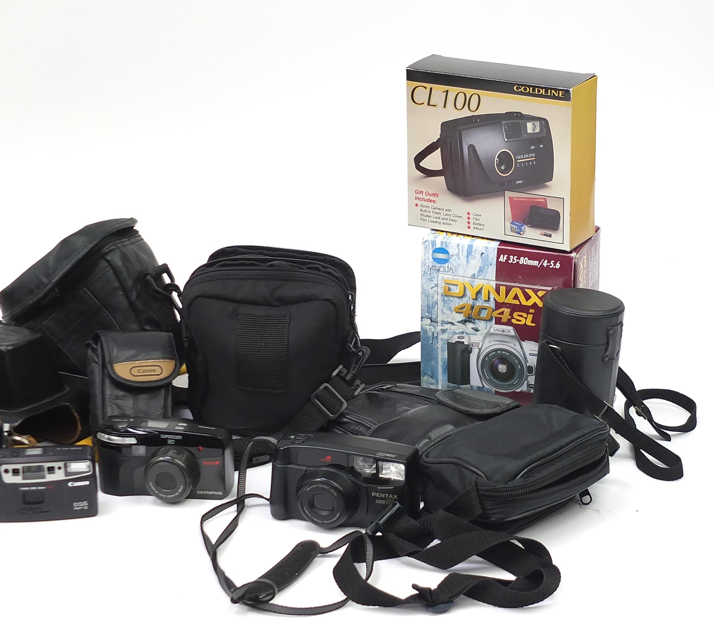 Cameras, binoculars and accessories including vintage Pentax P30, Zenith, Canon ELS 500 and Zenith - Image 5 of 5