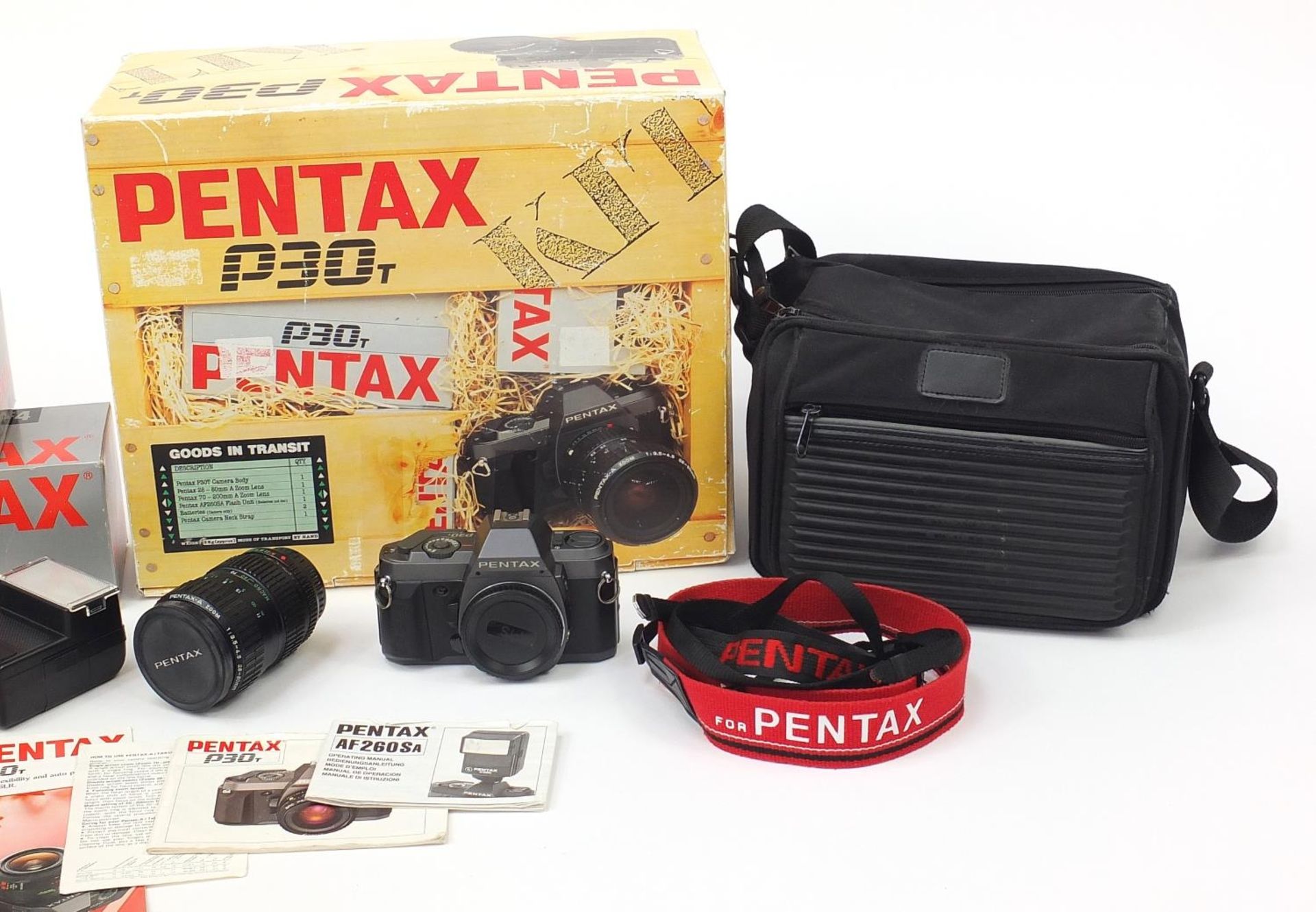 Pentax P30T camera outfit including lenses - Image 3 of 6