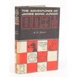 The Adventures of James Bond Junior 003 1/2 by R D Mascot, hardback book with dust jacket