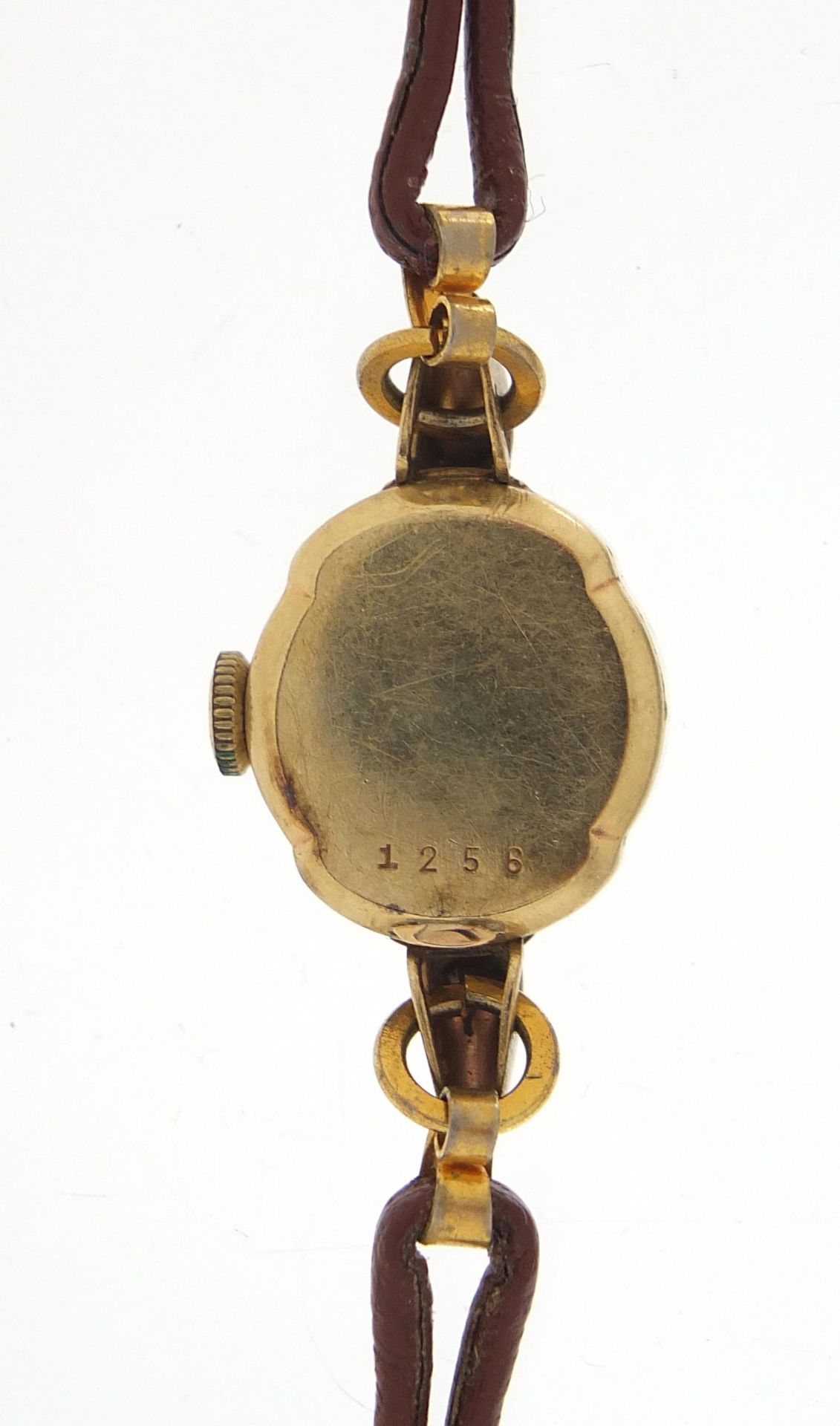 Tudor, ladies 10ct gold wristwatch, 16mm in diameter - Image 6 of 9