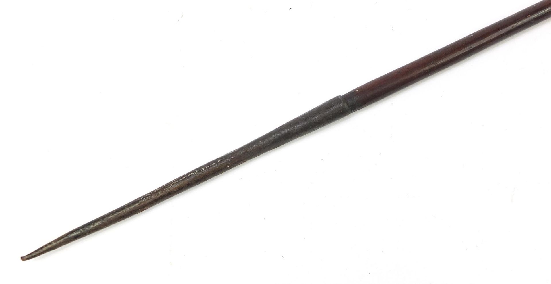 Tribal interest double ended spear, 154cm in length - Bild 3 aus 6