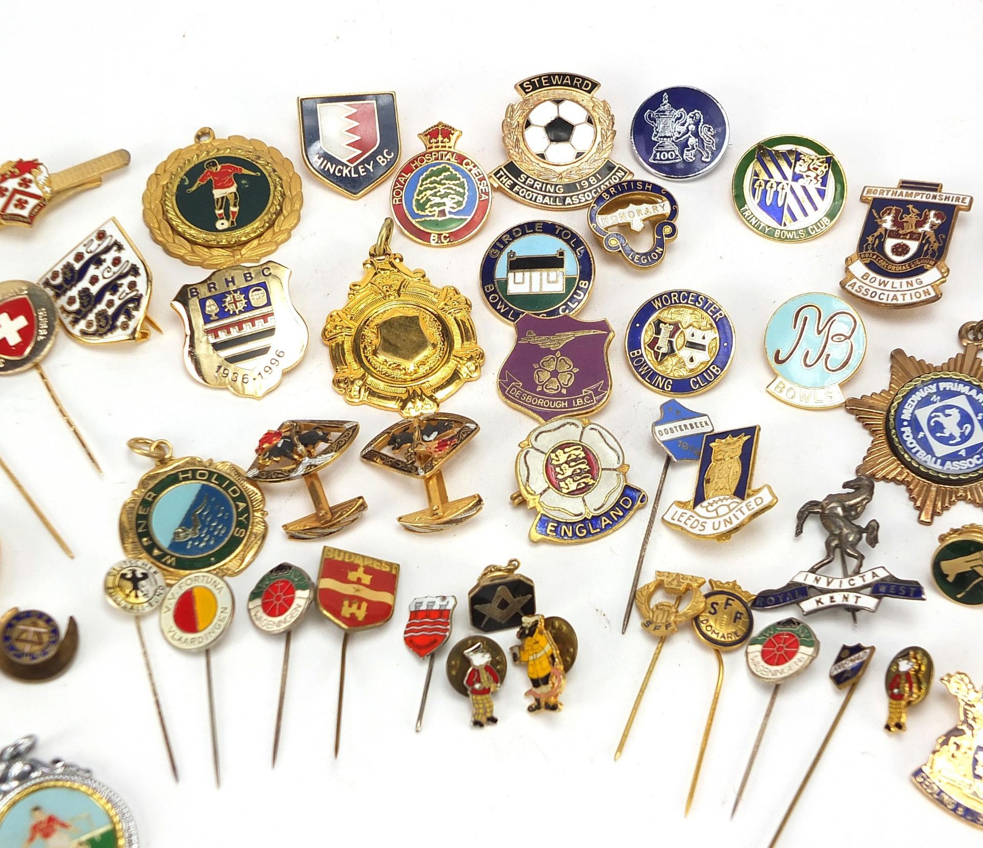 Vintage and later badges including Football Association 1981 Steward - Image 3 of 4