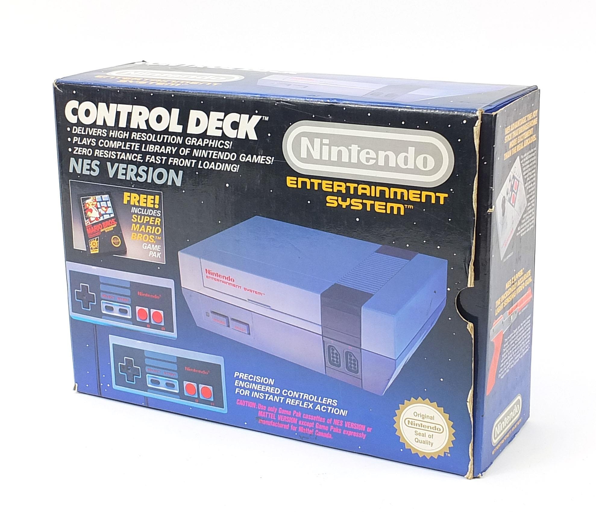 Nintendo control deck entertainment system with box - Image 7 of 7