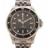 Rolex gentlemen's Submariner automatic wristwatch, ref 5513, serial number 1005684, 40mm in diameter