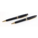 Mont Blanc Meisterstuck pen and propelling pencil