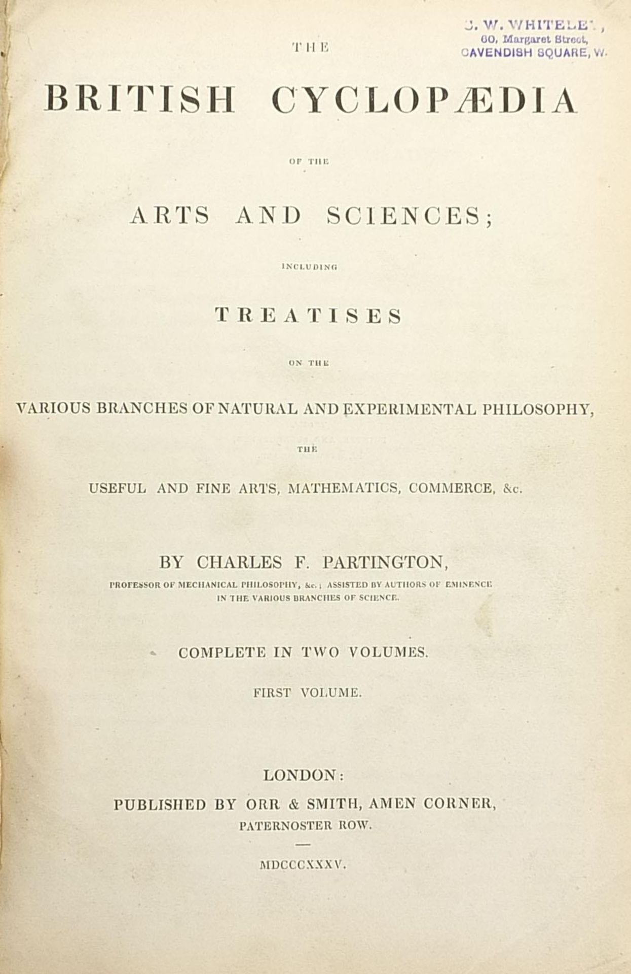 Three leather bound 19th century hardback books comprising The Arts & Sciences, British - Image 2 of 4