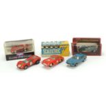 Diecast cars including Scalextric racing cars