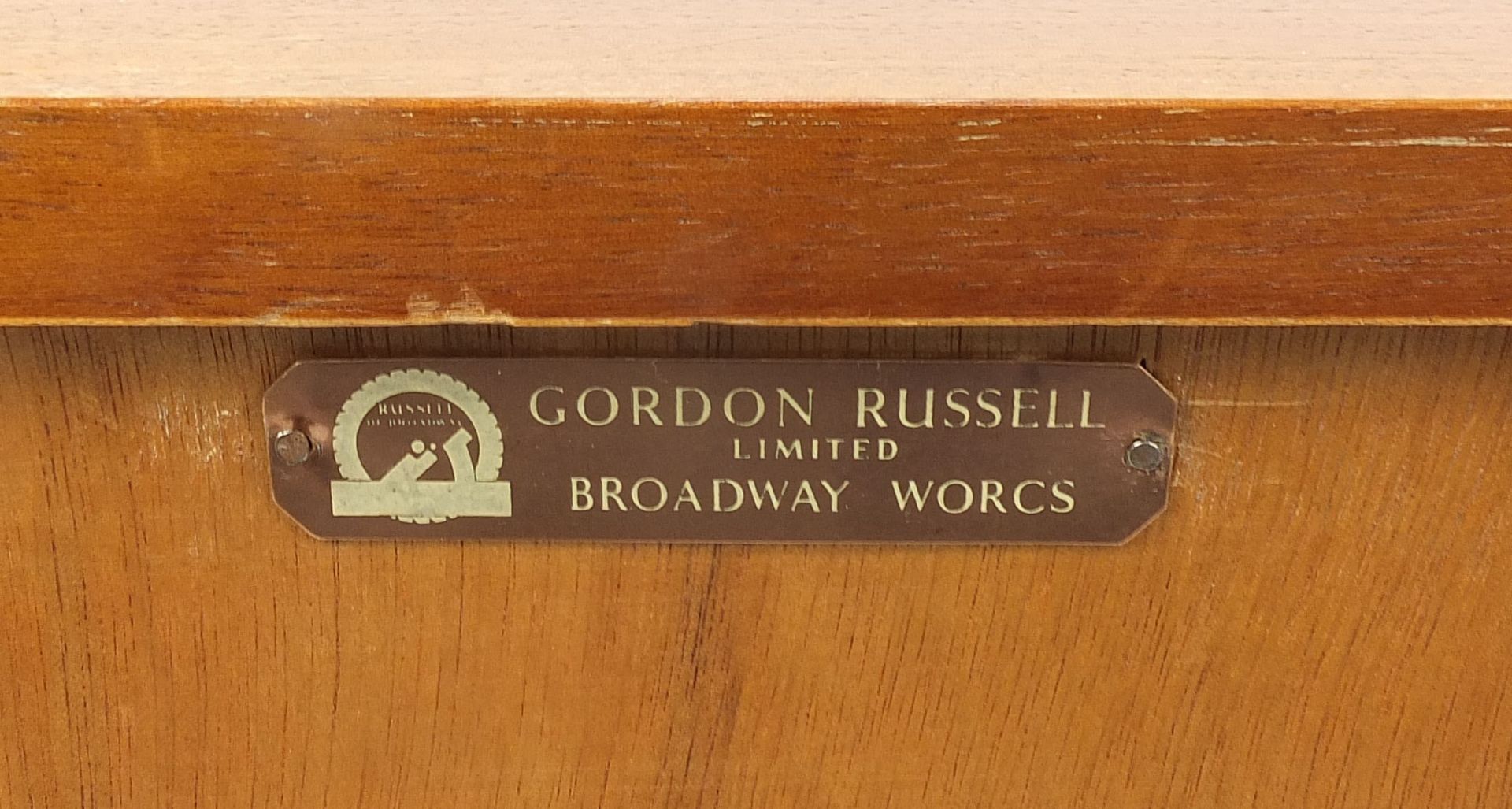 Gordon Russell, teak three drawer chest, 79cm H x 84cm W x 46cm D - Image 4 of 4