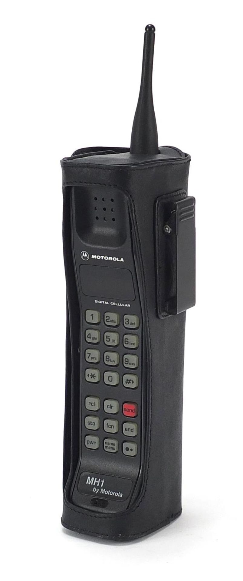 Vintage Motorola MH1 'brick' mobile phone, 27cm high including aerial