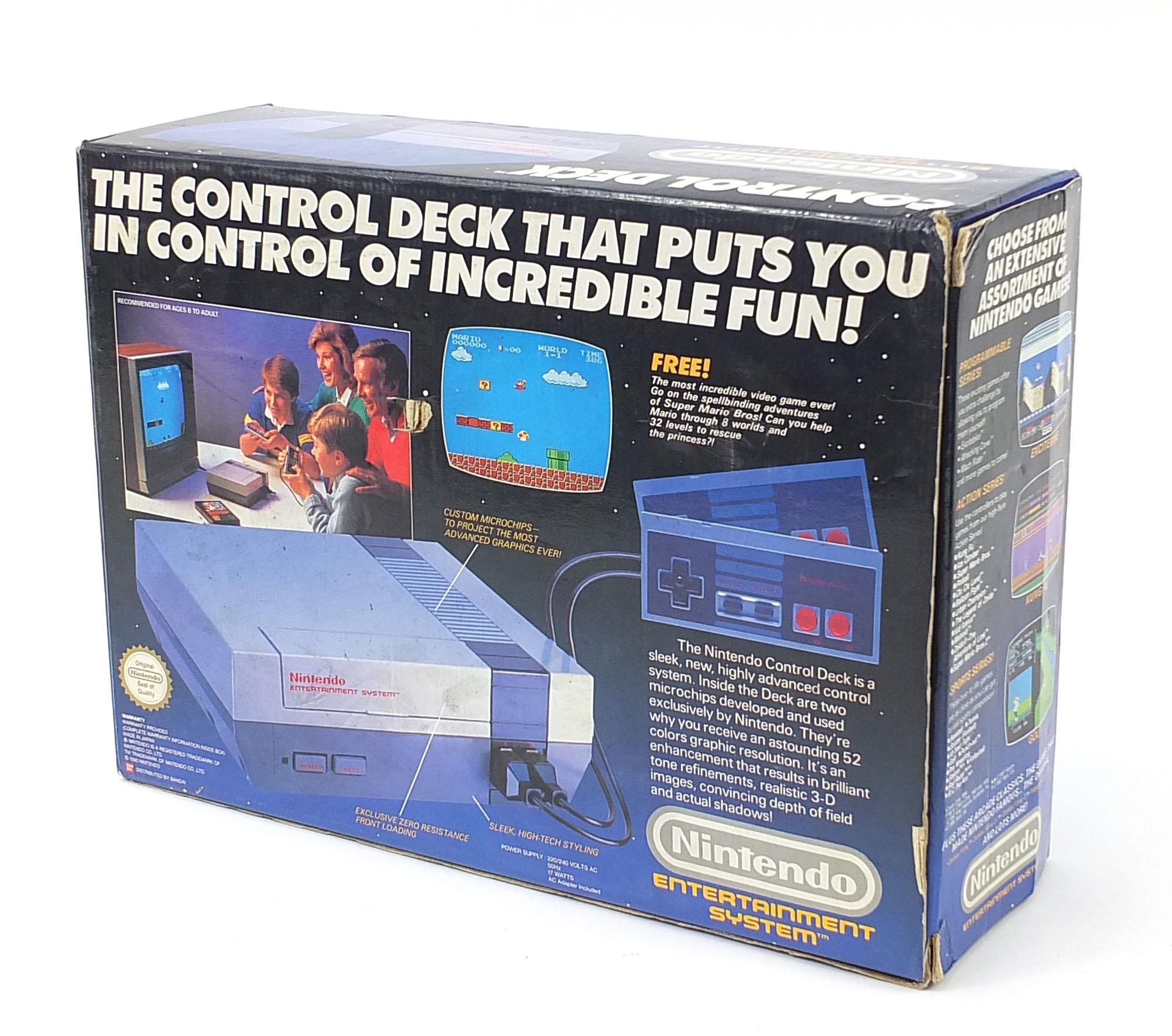 Nintendo control deck entertainment system with box - Image 6 of 7