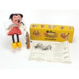 Pelham puppet of Minnie Mouse with box
