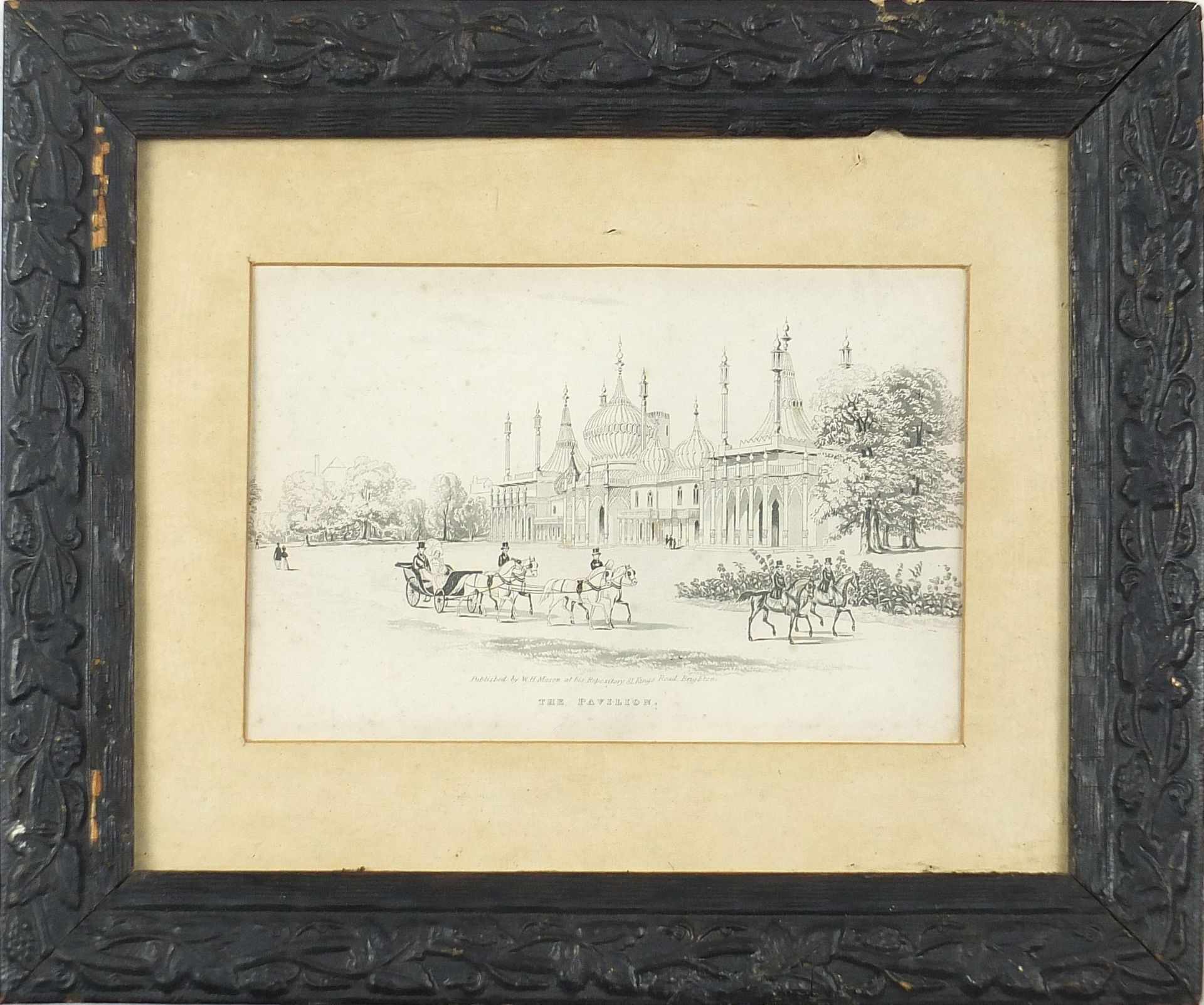 Five antique and later prints including Regent's Quadrant, The Pavilion and a Venetian canal with - Image 13 of 30