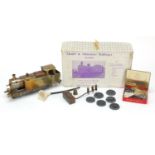 0 gauge Jinty kit live steam engine with accessories and box, 22cm in length