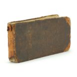 Sacred Hymns, antique leather bound book of sheet music