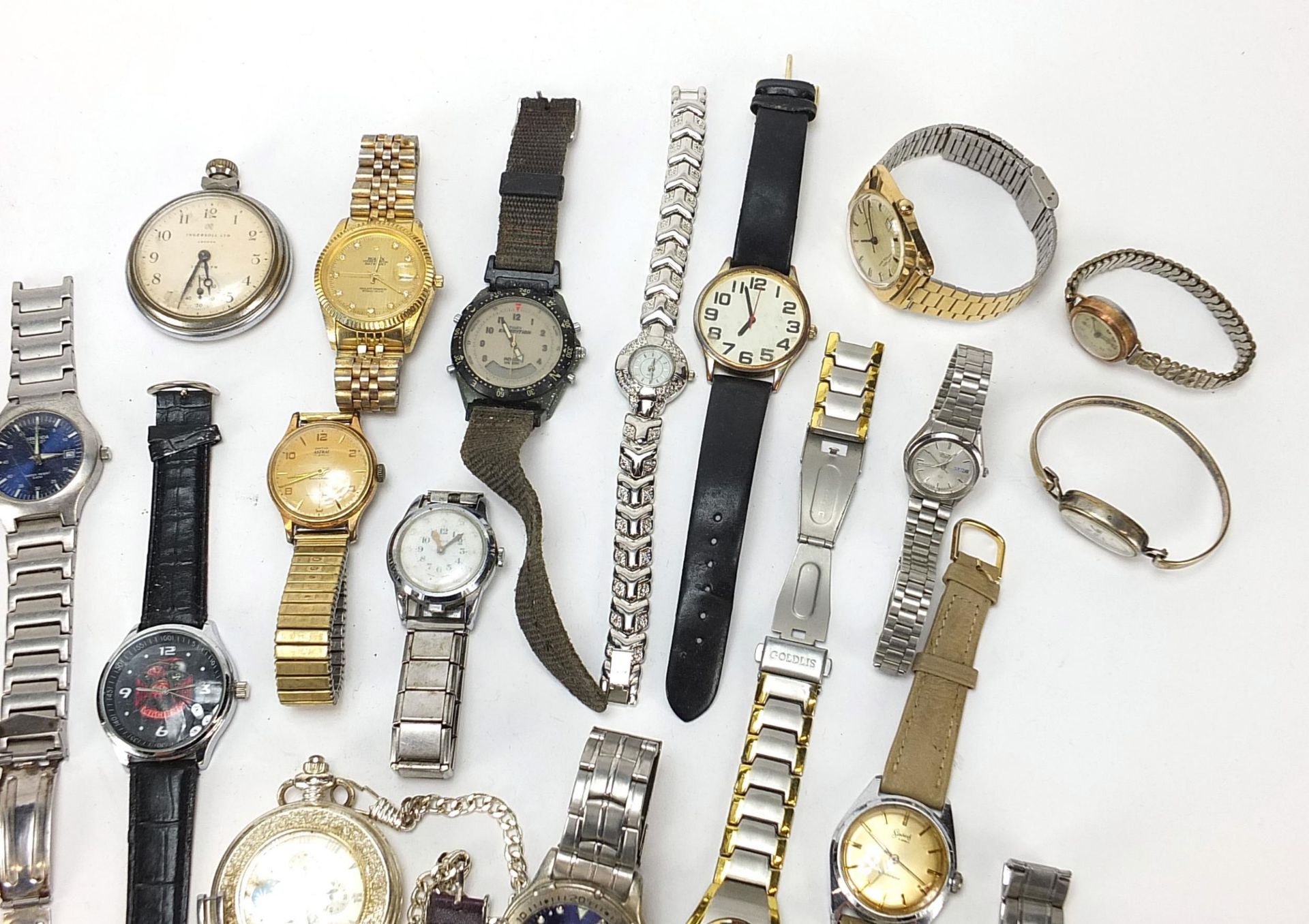 Vintage and later ladies' and gentlemen's wristwatches including Ingersoll, Timex, Sekonda and - Image 3 of 6