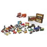 Diecast and other vehicles including Corgi, Airfix, Disney and Matchbox