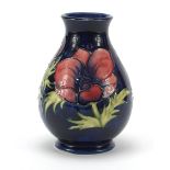 Moorcroft pottery hand painted vase, 14cm high