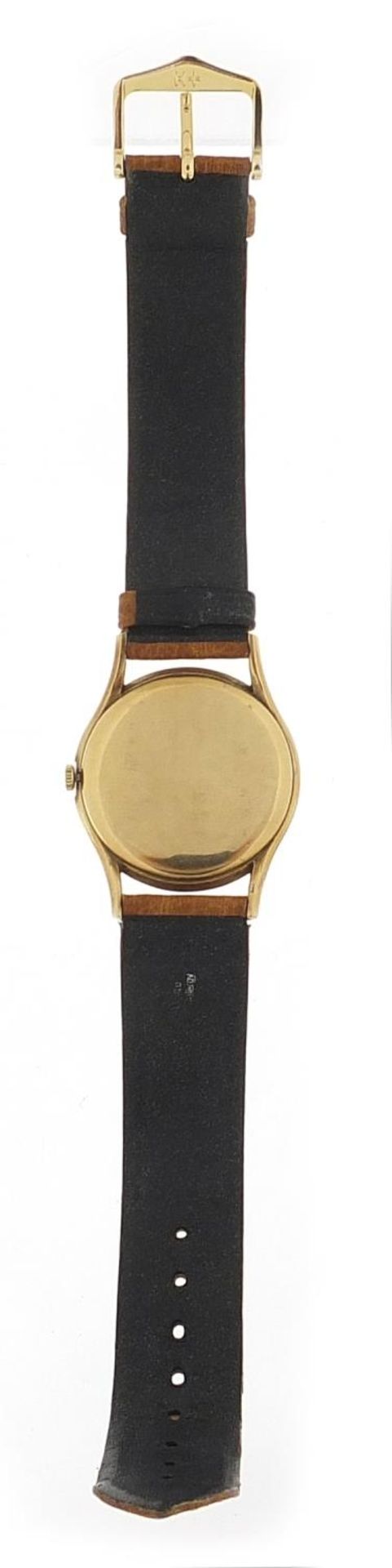 Bentima, gentlemen's 9ct gold manual wristwatch, 33mm in diameter - Bild 4 aus 5