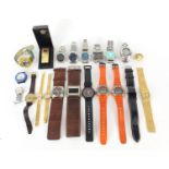 Wristwatches including Casio, Police and Fossil