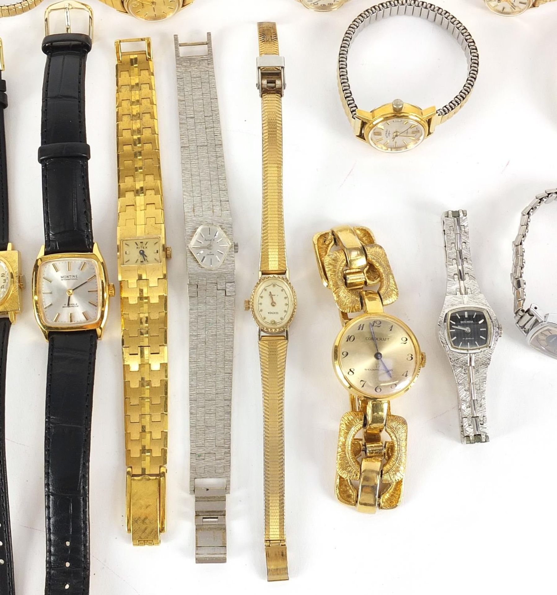 Twenty four ladies watches to include Seiko, Sekonda, Accurist, Timex and Rotary - Image 5 of 6