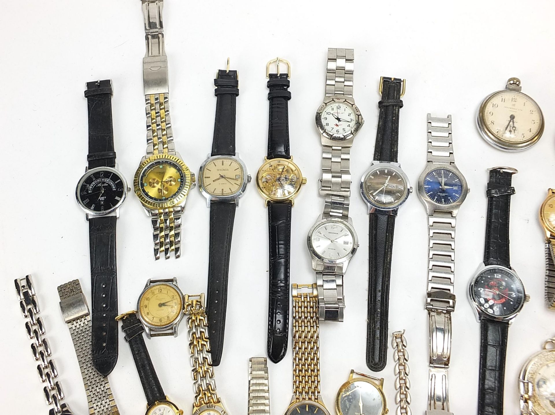 Vintage and later ladies' and gentlemen's wristwatches including Ingersoll, Timex, Sekonda and - Image 2 of 6