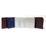 Collection of Royal Mint presentation packs arranged n six albums