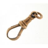 9ct rose gold clasp, 2.3cm in length, 2.5g