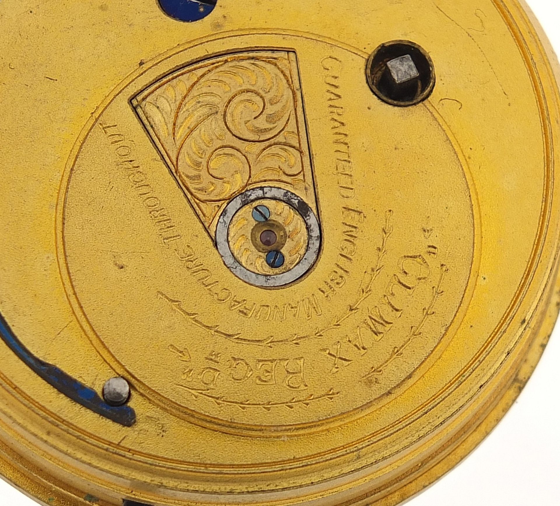 The Climax Trip Action Patent, gentlemen's silver open face pocket watch by H Samuel, the movement - Image 3 of 8