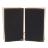 Pair of vintage Scandyna three way speakers model SD 303 MK 2