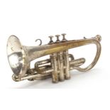 Vintage Besson & Co prototype cornet, 35cm in length