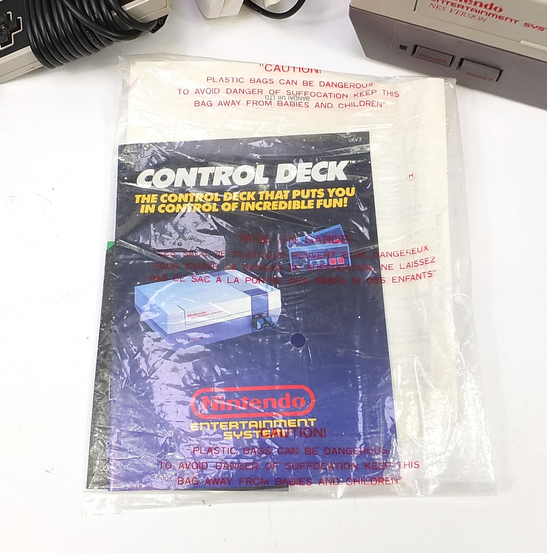 Nintendo control deck entertainment system with box - Image 3 of 7