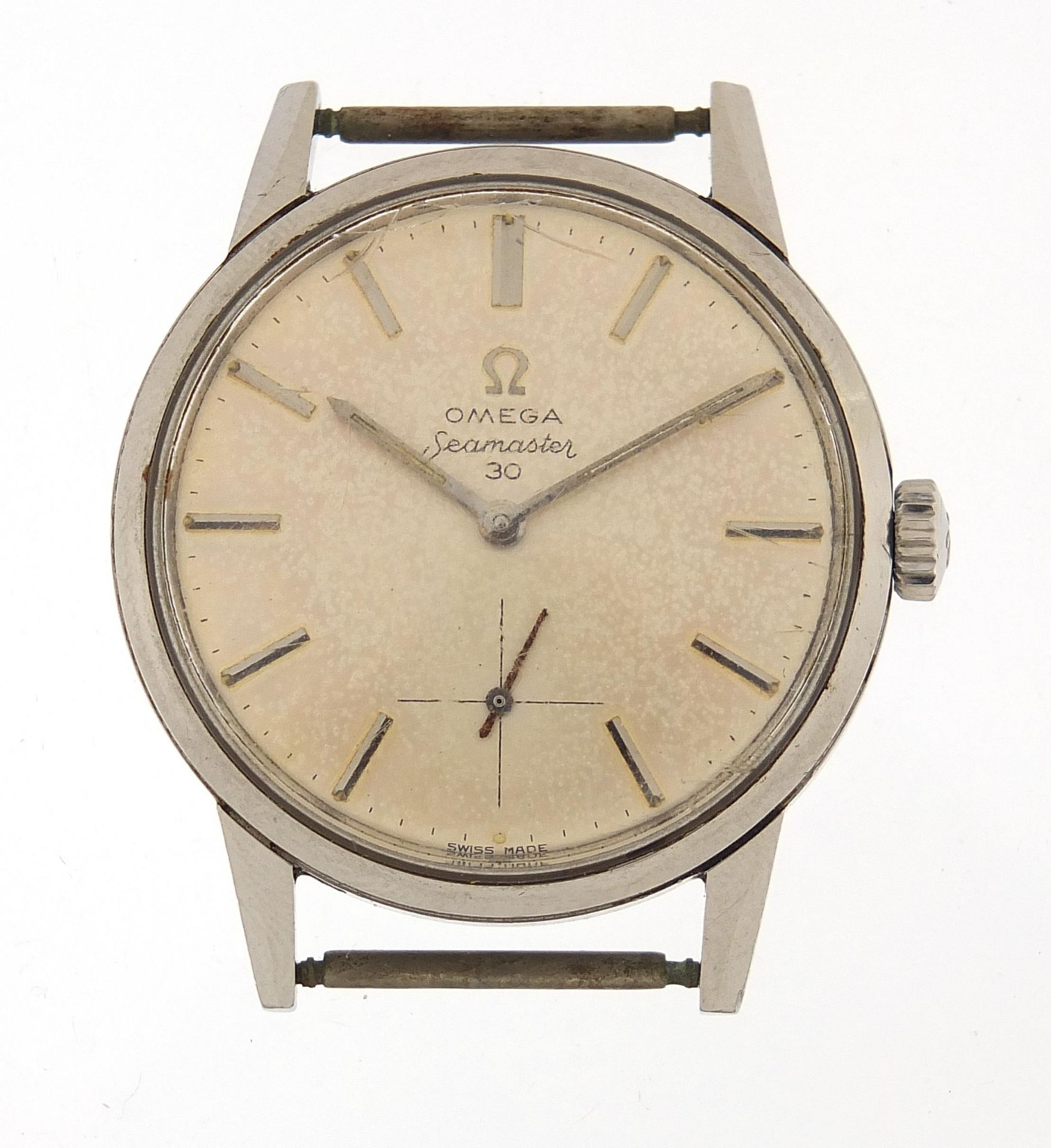 Omega, vintage gentlemen's Omega Seamaster 30 manual wristwatch, 35mm in diameter