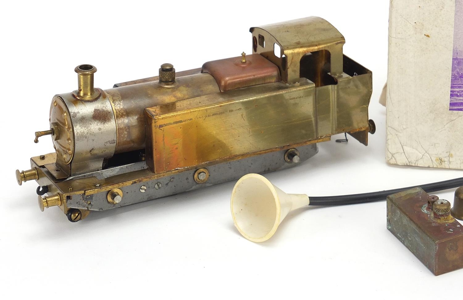 0 gauge Jinty kit live steam engine with accessories and box, 22cm in length - Image 2 of 7