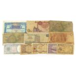 World banknotes to include an Egyptian five pounds