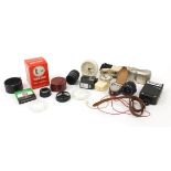 Vintage and later camera accessories including Helios