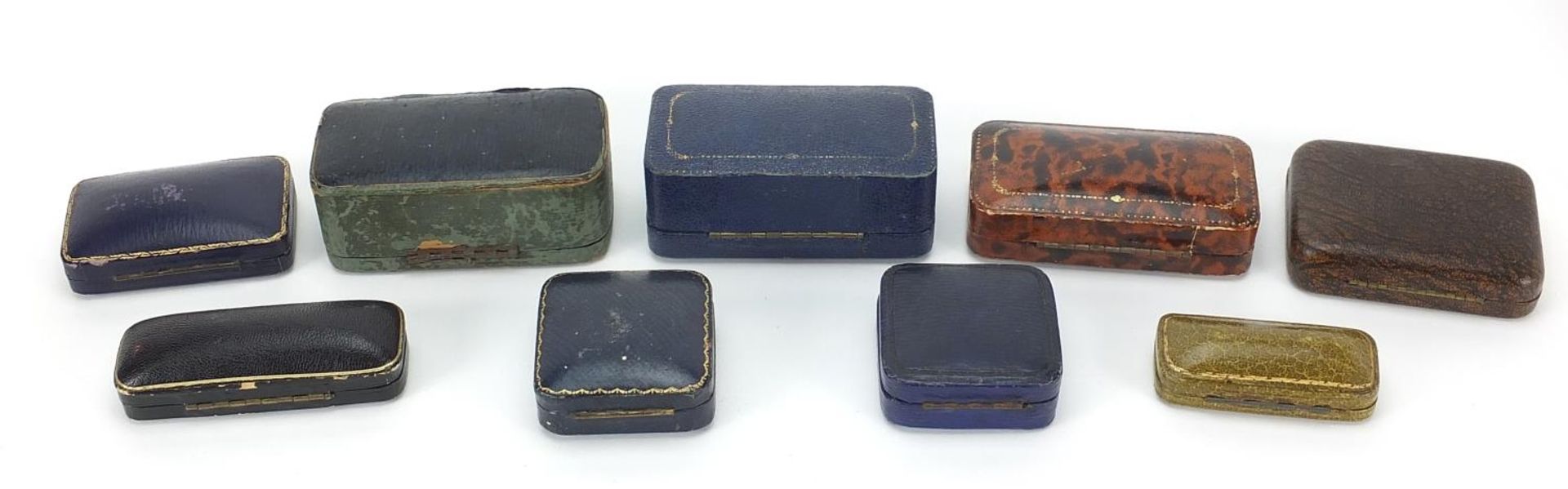 Antique and later jewellery boxes including L J Ewen, Hones, John Bagshaw & Sons Liverpool and W S - Image 5 of 5