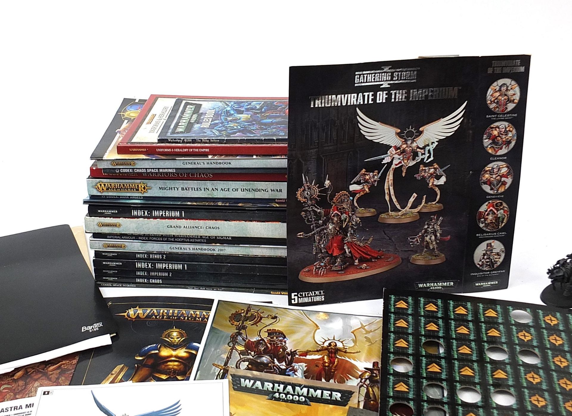 Extensive collection of Warhammer figures and magazines including Blood Warriors, Tyranid - Image 10 of 16