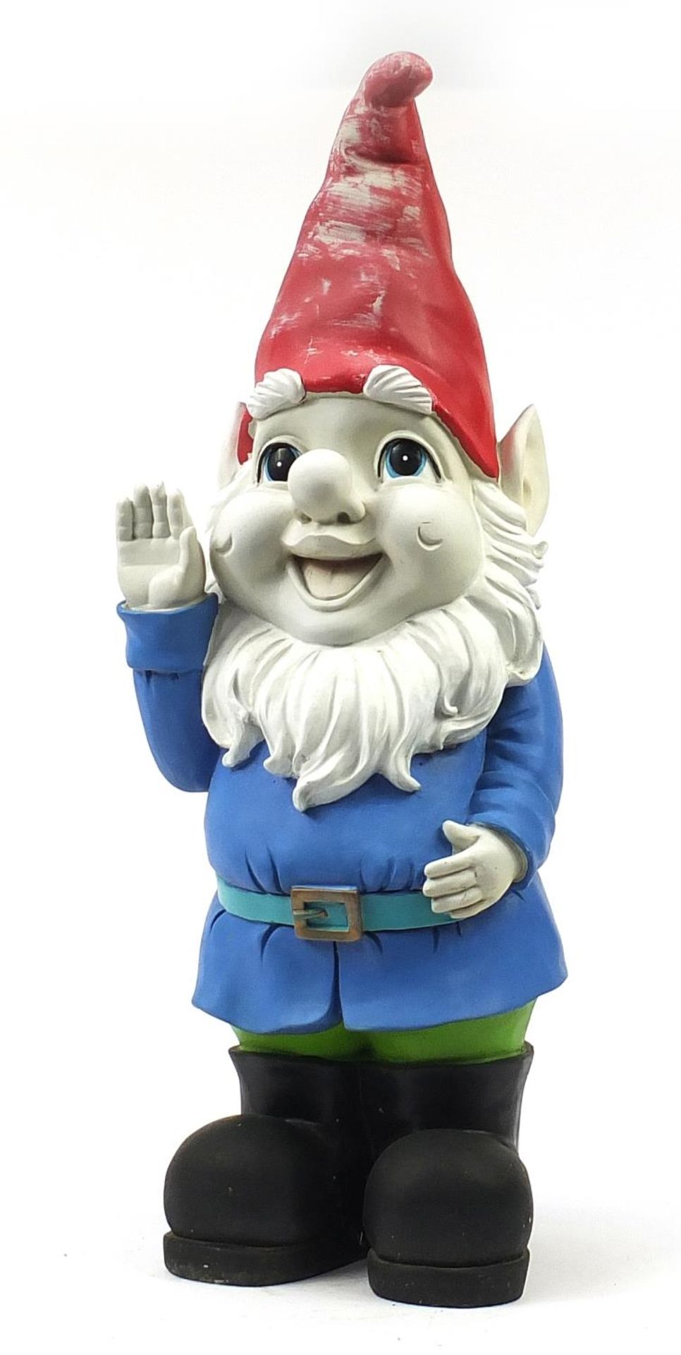 Large garden gnome ornament, 94cm high