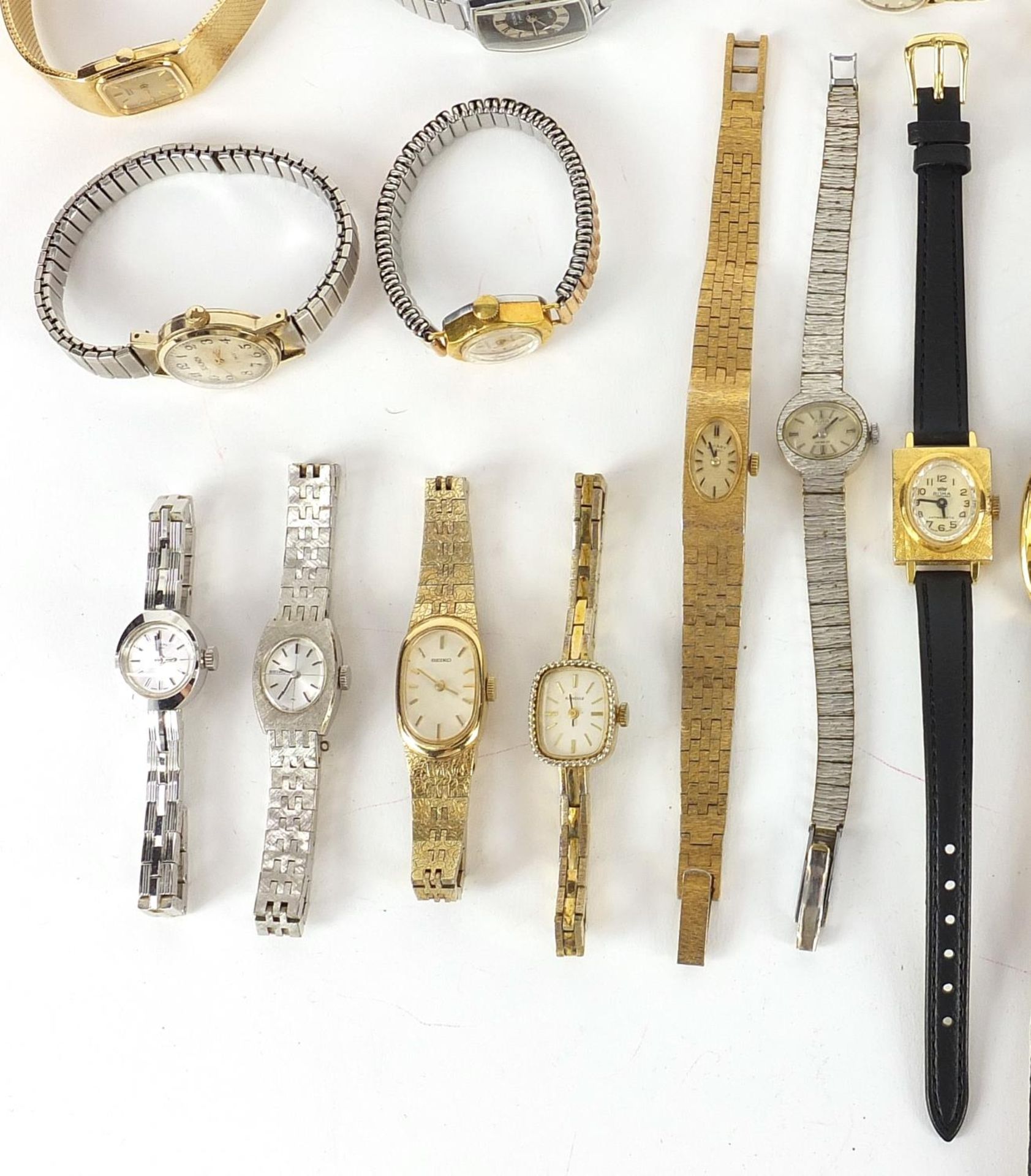 Twenty four ladies watches to include Seiko, Sekonda, Accurist, Timex and Rotary - Image 3 of 6