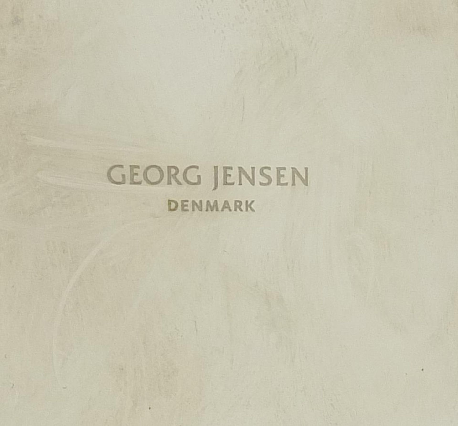 Georg Jensen, graduated set of three Danish candlesticks, the largest 24.5cm high - Image 4 of 4