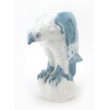 Large Rye Pottery falcon, 30cm high
