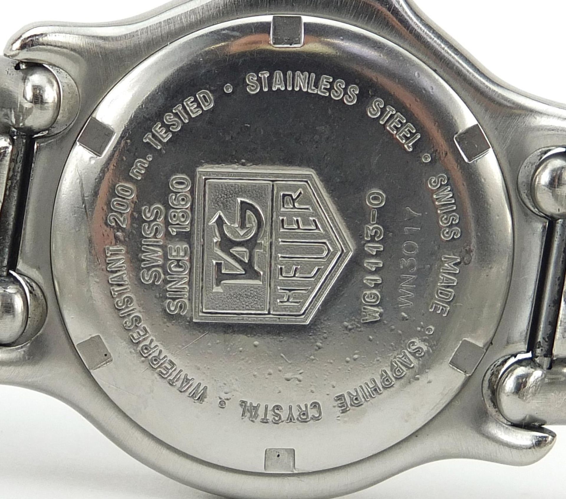 Gentlemen's Tag Heuer Professional wristwatch, the case numbered WG1113-0, with box, the bezel - Bild 7 aus 8