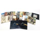 Vinyl LP's including Pink Floyd Dark Side of the Moon with poster, Deep Purple, Led Zeppelin and The