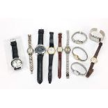 Vintage and later ladies and gentlemen's wristwatches including Raymond Weil and Lorus