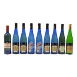 Nine bottles of Ferdinand Pieroth Blue white wine