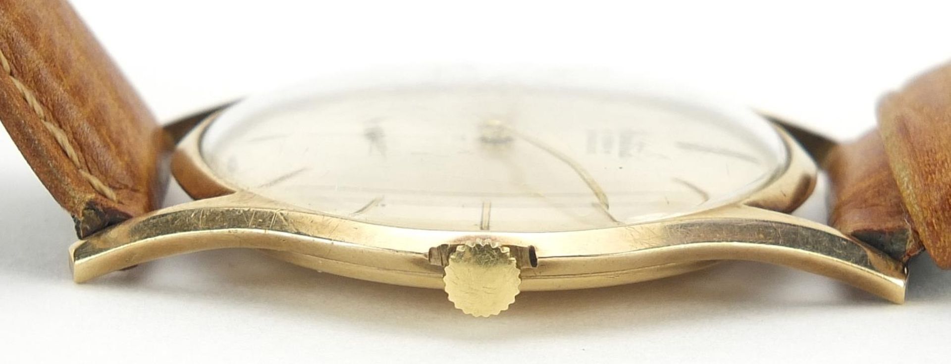 Bentima, gentlemen's 9ct gold manual wristwatch, 33mm in diameter - Bild 3 aus 5
